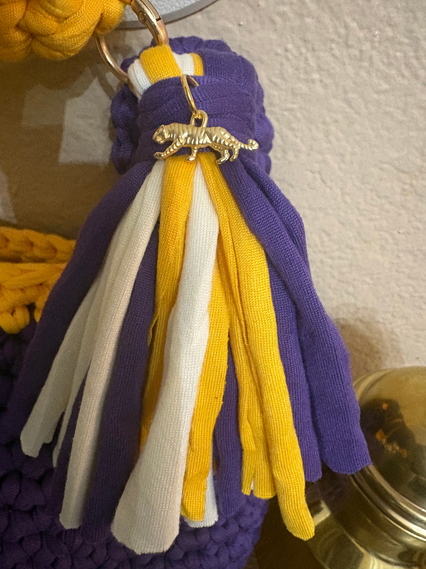 Louisiana State University themed “2 Chain” purse/handbag