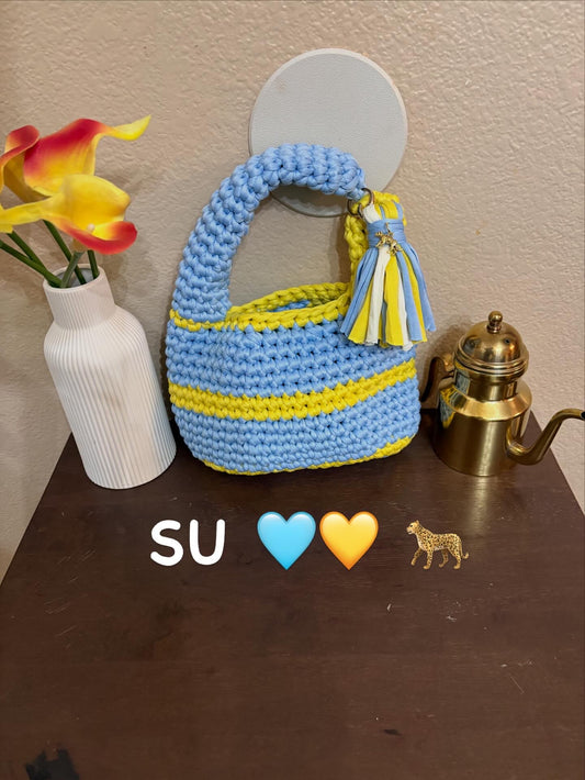Southern University themed “2 Chain” purse/handbag
